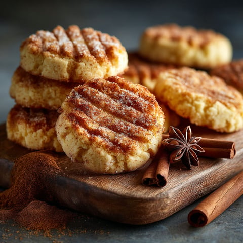 Palets dorés à la cannelle.