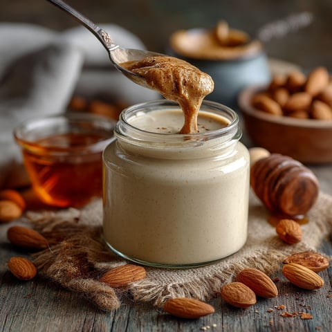 Yaourts à la purée d'amandes blanches.