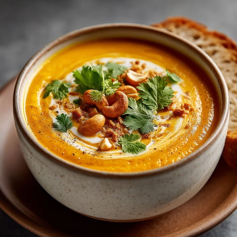 Soupe carottes-coco-curry.