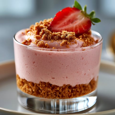Une petite portion de mousse aux fraises et spéculoos.